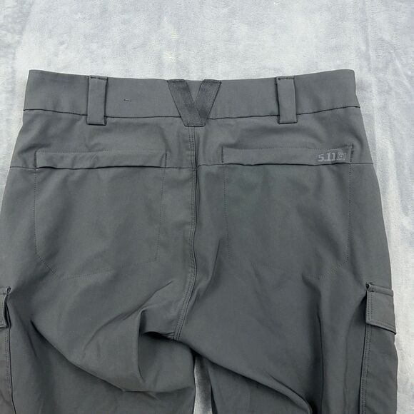 5.11 Tactical Cargo Pants Womens 6 Shella Gray Flap Pockets Utility Outdoor Hike - Picture 4 of 12